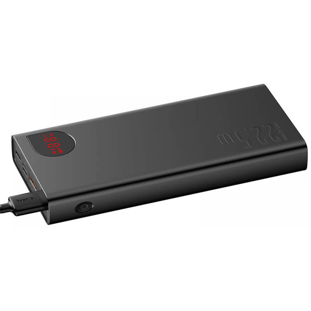 Externá batéria Baseus Adaman, 20000mAh, 22.5W, QC + PD, 1 x USB-C - 2 x USB-A, čierna PPAD070101