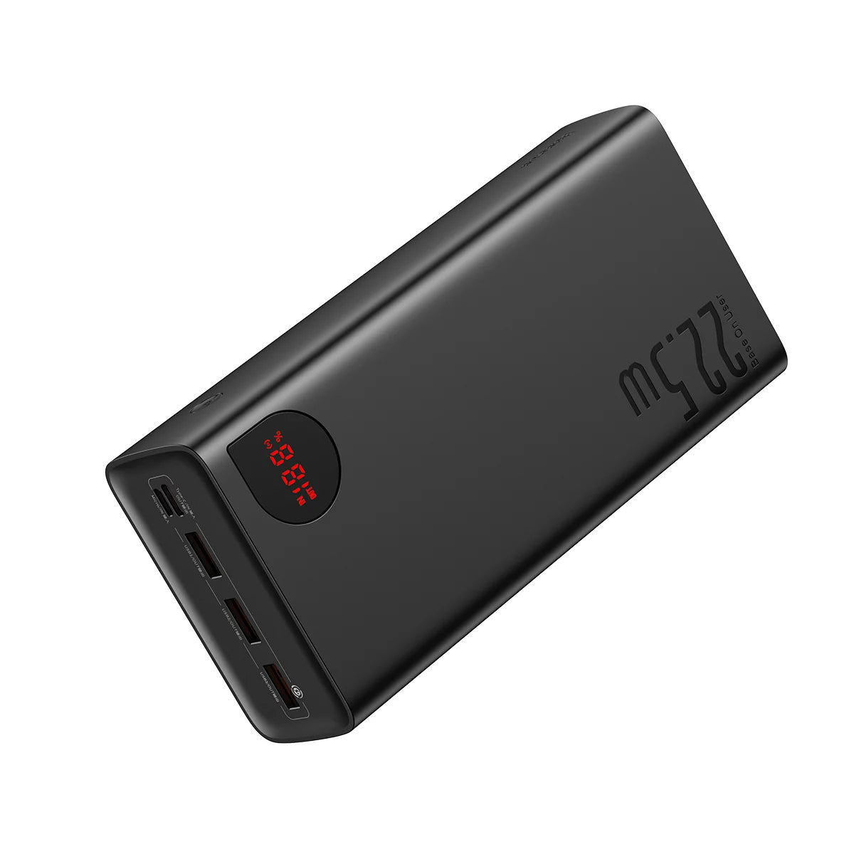 Externá batéria Baseus Adaman, 40000mAh, 22.5W, QC + PD, 1 x USB-C - 3 x USB-A, Čierna