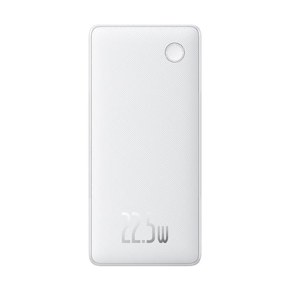 Externá batéria Baseus Airpow Lite, 10000mAh, 22.5W, QC + PD, 1 x Lightning - 1 x USB-A - 2 x USB-C, Biela P10067501213-00