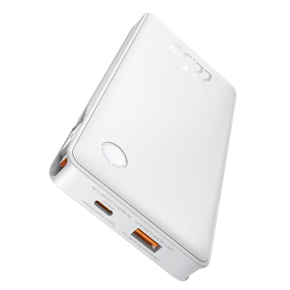 Externá batéria Baseus Airpow Lite, 10000mAh, 22.5W, QC + PD, 1 x Lightning - 1 x USB-A - 2 x USB-C, Biela P10067501213-00