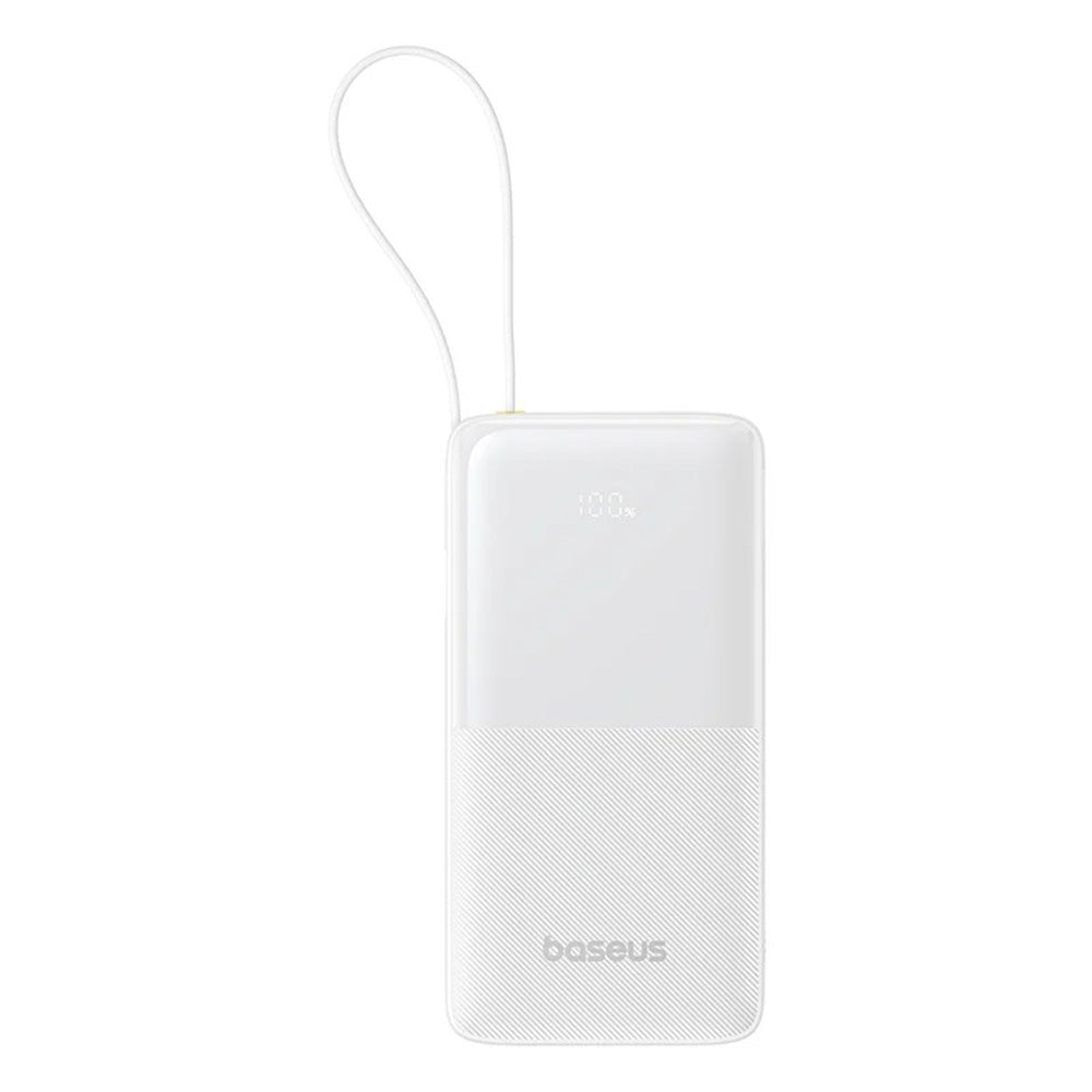 Externá batéria Baseus Bipow 2, 20000mAh, 20W, QC + PD, 1 x USB-A - 2 x USB-C, Biela P10077101213-01