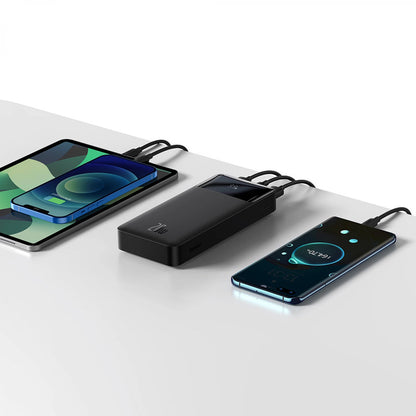 Externá batéria Baseus Bipow, 20000mAh, 20W, QC + PD, 1 x USB-C - 2 x USB-A, čierna PPBD050501