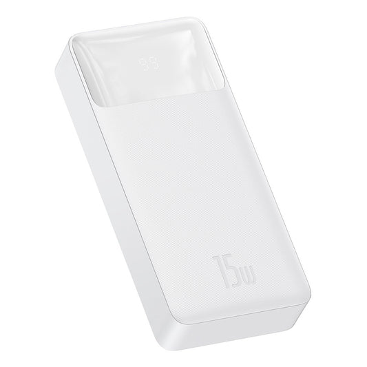 Externá batéria Baseus Bipow, 20000mAh, 15W, 1 x USB-C - 2 x USB-A, Biela PPBD050102