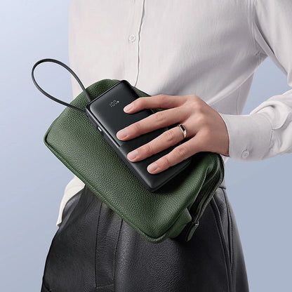 Externá batéria Baseus Bipow 2, 10000mAh, 20W, QC + PD, 1 x USB-A - 2 x USB-C, Čierna P10077101113-00