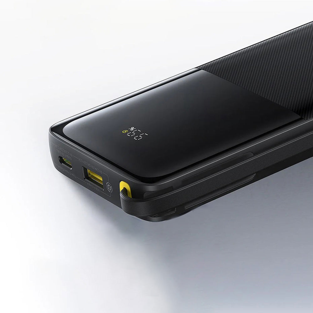 Externá batéria Baseus Bipow 2, 10000mAh, 20W, QC + PD, 1 x USB-A - 2 x USB-C, Čierna P10077101113-00