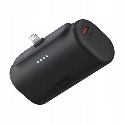 Externá batéria Baseus Compact, 5000mAh, 20W, PD, 1 x Lightning - 1 x USB-C, Čierna P10068307113-00
