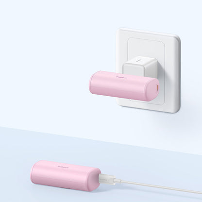 Externá batéria Baseus Compact, 5000mAh, 20W, PD, 2 x USB-C, Ružová P10068306413-00