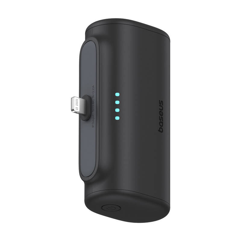 Externá batéria Baseus Compact, 5000mAh, 20W, PD, 1 x Lightning - 1 x USB-C, Čierna P10068307113-00