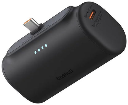 Externá batéria Baseus Compact, 5000mAh, 20W, PD, 2 x USB-C, Čierna P10068306113-00