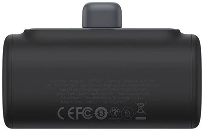 Externá batéria Baseus Compact, 5000mAh, 20W, PD, 1 x Lightning - 1 x USB-C, Čierna P10068307113-00