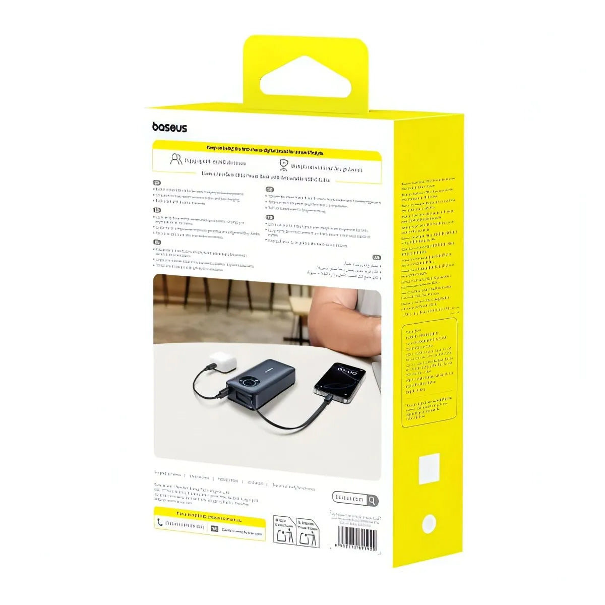 Externá batéria Baseus EnerCore CR11, 20000mAh, 67W, PD, 2 x USB-C, Čierna E0027H00