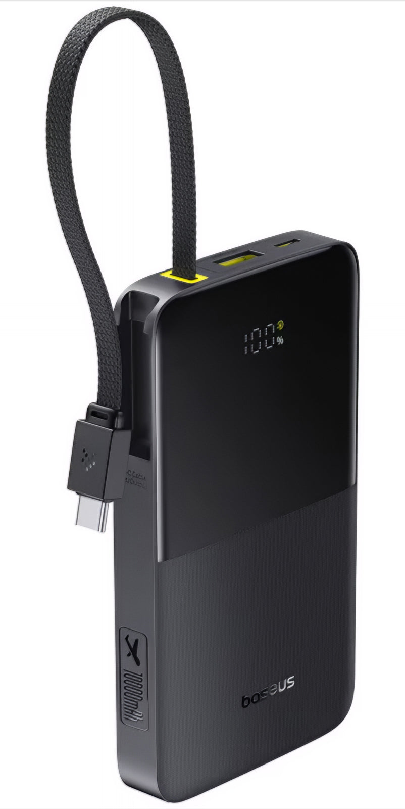 Externá batéria Baseus EnerFill Bipow2 Pro, 10000mAh, 22.5W, QC + PD, 1 x USB-A - 2 x USB-C, Čierna E0027600