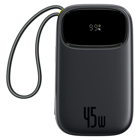 Externá batéria Baseus EnerFill FC31 Qpow 3, 10000mAh, 45W, QC + PD, 1 x USB-A - 3 x USB-C, čierna P10082102123-00