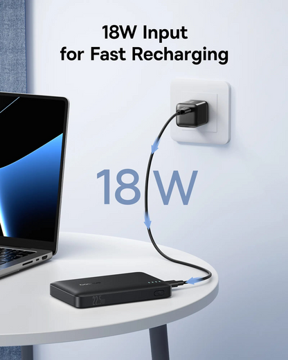 Externá batéria Baseus EnerFill FP21, 10000mAh, 22.5W, QC + PD, 1 x USB-A - 2 x USB-C, Čierna P1008210D123-00