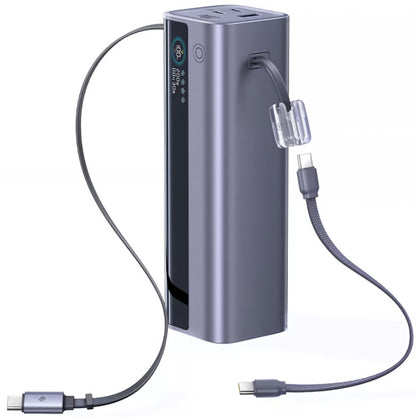 Externá batéria Baseus EnerGeek GR11, 25000mAh, 200W, QC + PD, 1 x USB-A - 3 x USB-C, Sivá E0028Q00