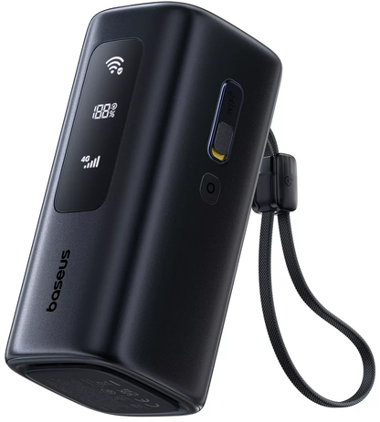Externá batéria Baseus EnerGeek GX11, 20000mAh, 67W, QC + PD, 1 x USB-A - 2 x USB-C, Čierna E0025701