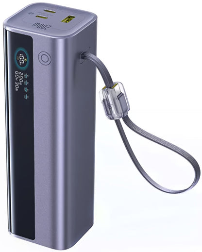 Externá batéria Baseus EnerGeek GR11, 25000mAh, 200W, QC + PD, 1 x USB-A - 3 x USB-C, Sivá E0028Q00