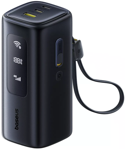 Externá batéria Baseus EnerGeek GX11, 20000mAh, 67W, QC + PD, 1 x USB-A - 2 x USB-C, Čierna E0025701