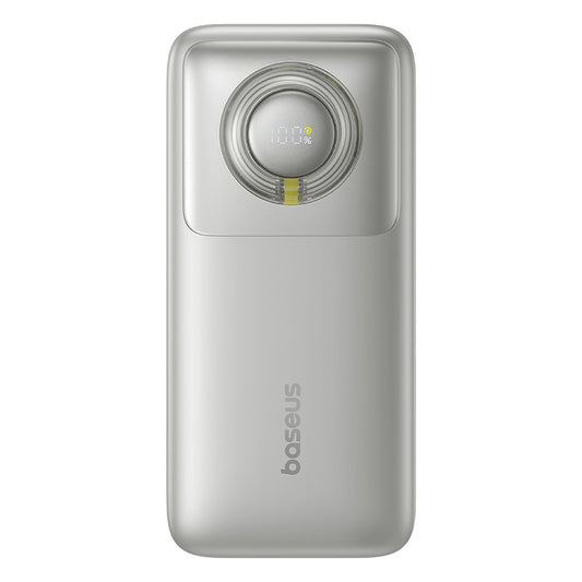 Externá batéria Baseus Free2Pull, 20000mAh, 65W, PD, 2 x USB-C, Sivá P10073700843-00