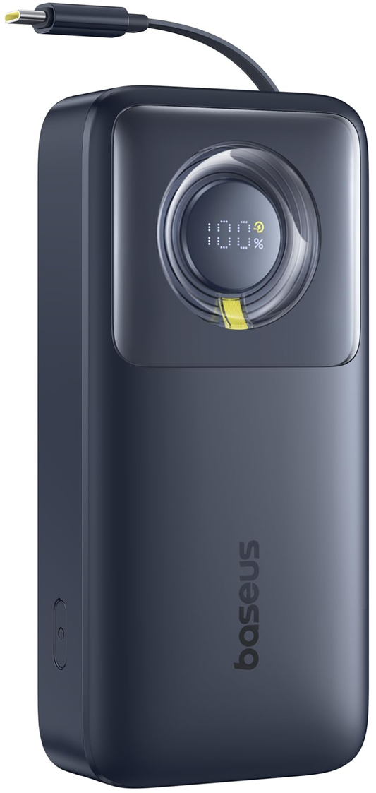 Externá batéria Baseus Free2Pull, 20000mAh, 65W, PD, 2 x USB-C, čierna, znovu zabalená P10073700123-00