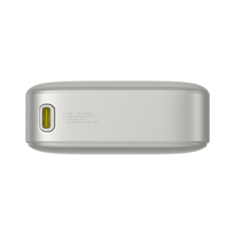 Externá batéria Baseus Free2Pull, 20000mAh, 65W, PD, 2 x USB-C, Sivá P10073700843-00