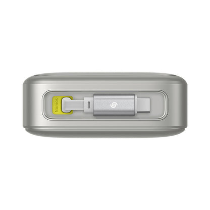 Externá batéria Baseus Free2Pull, 20000mAh, 65W, PD, 2 x USB-C, Sivá P10073700843-00
