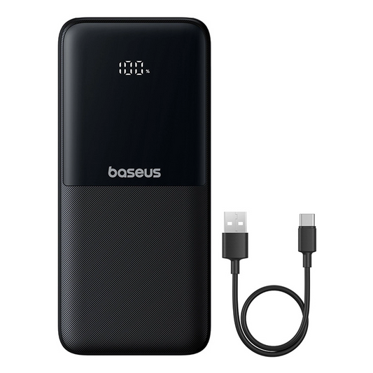 Externá batéria Baseus Lipow, 10000mAh, 22.5W, QC + PD, 1 x Lightning - 1 x USB-A - 2 x USB-C, Čierna P10079101123-00
