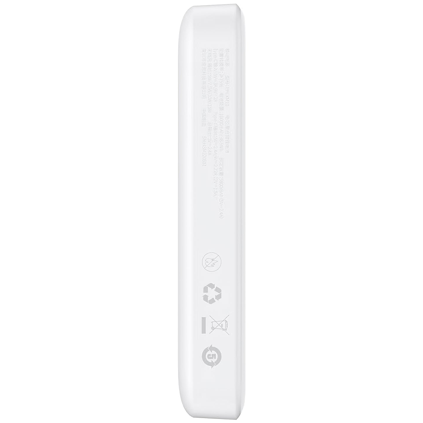 Externá batéria Baseus Magnetic Mini, 10000mAh, 20W, PD + FQI, 1 x USB-C, Biela P10059001223-00