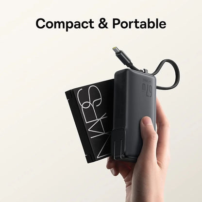 Baseus Nomos NT11 Omni US External Battery, 10000mAh, 67W, QC + PD, 1 x USB-A - 2 x USB-C, Black P10078807123-00