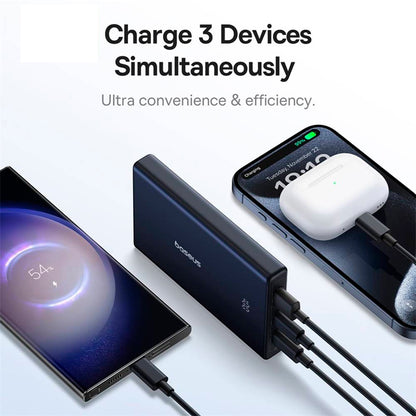 Externá batéria Baseus PicoGo, 10000mAh, 20W, QC + PD, 1 x USB-A - 2 x USB-C, Čierna P10076801123-00