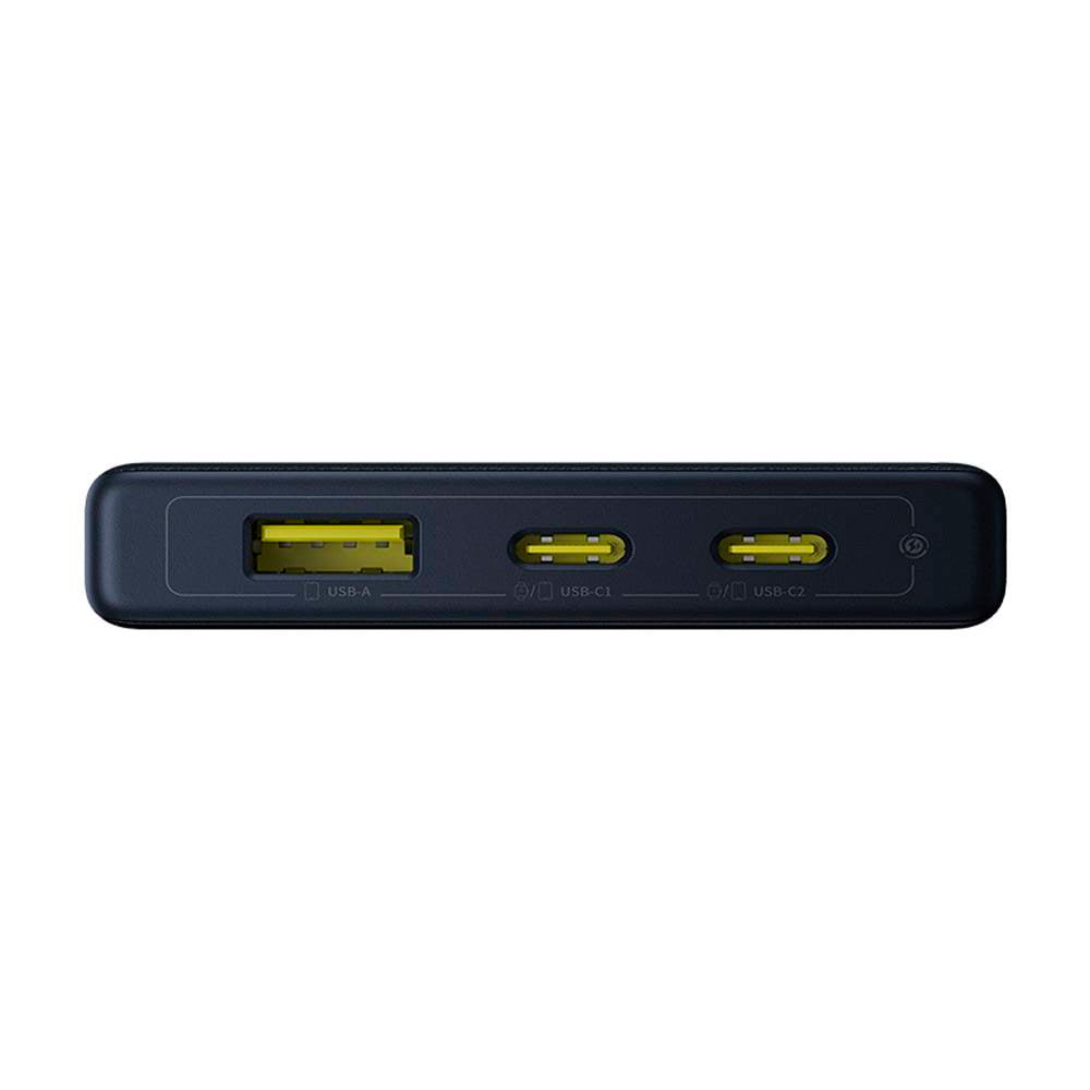 Externá batéria Baseus PicoGo, 10000mAh, 20W, QC + PD, 1 x USB-A - 2 x USB-C, Čierna P10076801123-00