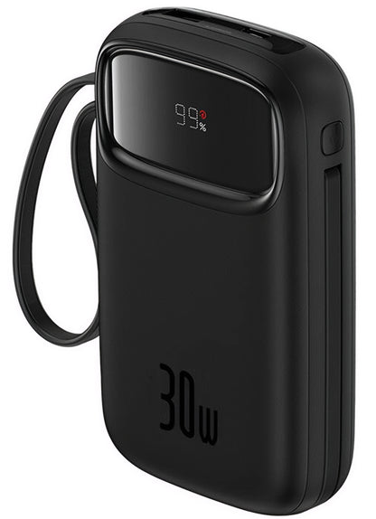 Externá batéria Baseus Qpow2, 20000mAh, 30W, QC + PD, 1 x USB-A - 3 x USB-C, Čierna P10055009113-00