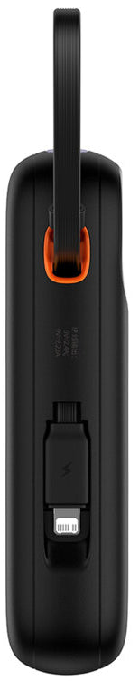 Externá batéria Baseus Qpow2, 10000mAh, 22.5W, QC + PD, 1 x Lightning - 1 x USB-A - 2 x USB-C, Čierna P10055003113-00
