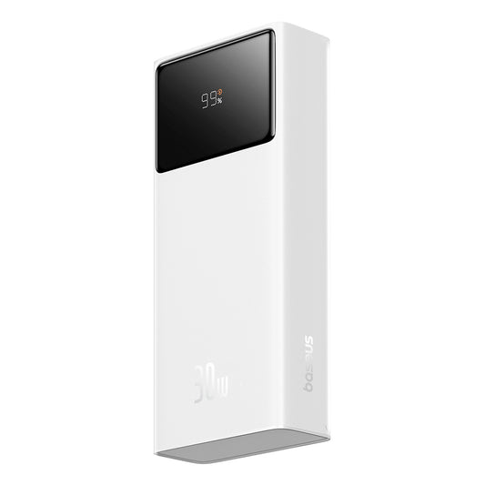 Externá batéria Baseus Star Lord, 20000mAh, 30W, QC + PD, 1 x USB-C - 2 x USB-A, Biela P10022904213-00