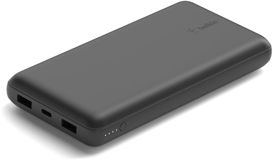 Externá batéria Belkin BoostCharge Pro, 20000mAh, 15W, 1 x USB-C - 2 x USB-A, čierna BPB012btBK