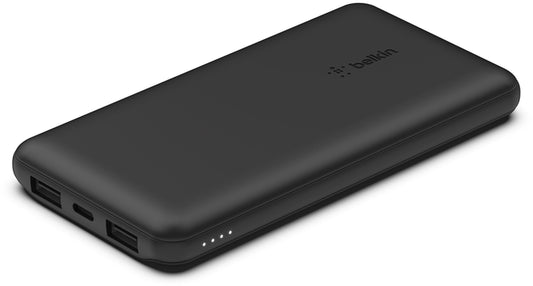 Externá batéria Belkin BoostCharge, 10000mAh, 15W, 1 x USB-C - 2 x USB-A, čierna BPB011btBK
