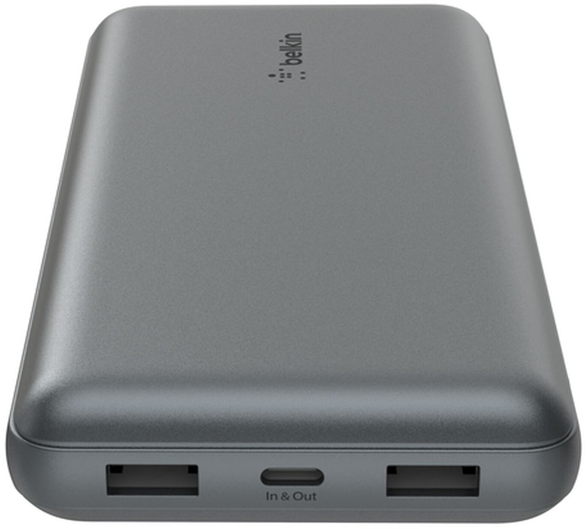 Externá batéria Belkin BoostCharge Pro, 20000mAh, 15W, 1 x USB-C - 2 x USB-A, Sivá BPB012btGY