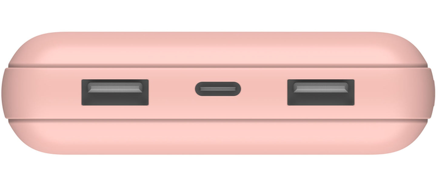 Externá batéria Belkin BoostCharge, 20000mAh, 15W, 1 x USB-C - 2 x USB-A, Ružovo zlatá BPB012btRG