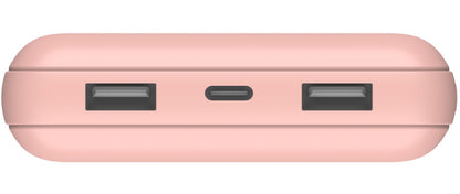 Externá batéria Belkin BoostCharge, 20000mAh, 15W, 1 x USB-C - 2 x USB-A, Ružovo zlatá BPB012btRG