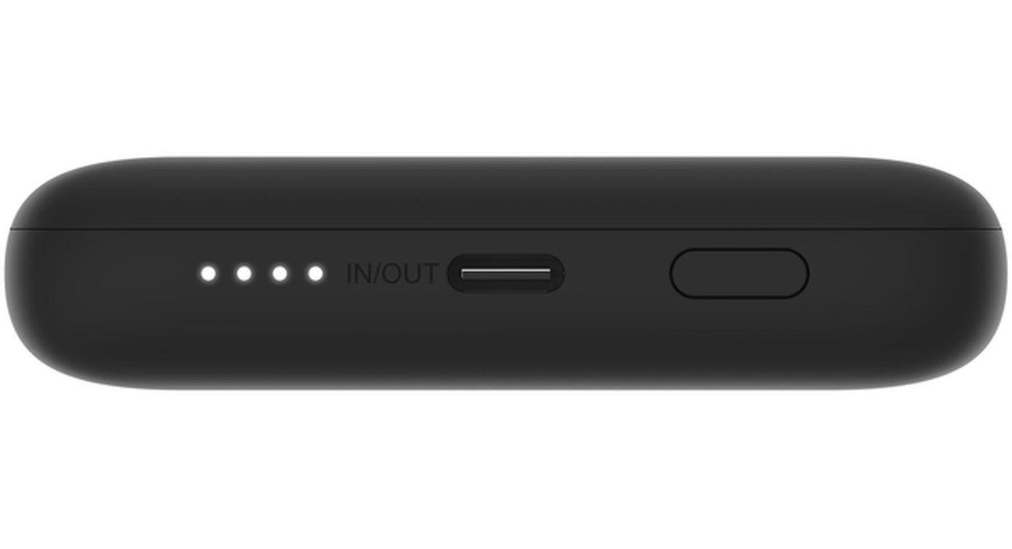 Externá batéria Belkin BoostCharge Plus, 10000mAh, 23W, QC + PD, 1 x Lightning - 2 x USB-C, čierna BPB006btBLK