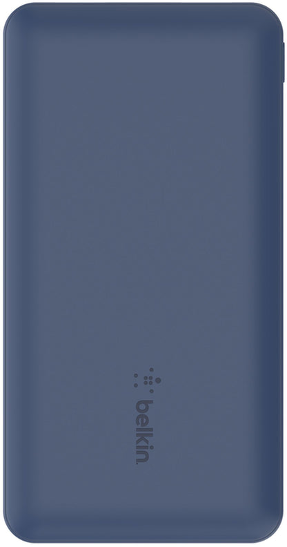 Externá batéria Belkin BoostCharge, 10000mAh, 15W, 1 x USB-C - 2 x USB-A, tmavomodrá BPB011btBL