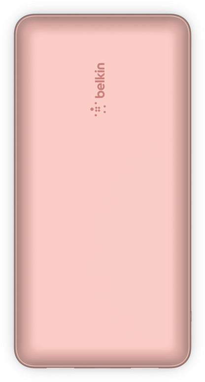 Externá batéria Belkin BoostCharge, 20000mAh, 15W, 1 x USB-C - 2 x USB-A, Ružovo zlatá BPB012btRG