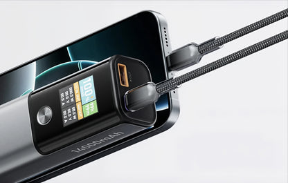 Externá batéria BlitzWolf BW-P23, 14000mAh, 100W, QC + PD, 1 x USB-A - 1 x USB-C, Sivá