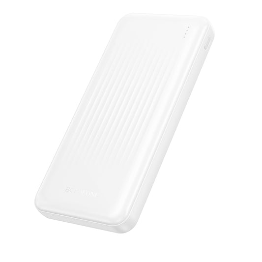 Externá batéria Borofone BJ78 Clever, 10000mAh, 10W, 2 x USB-A, biela