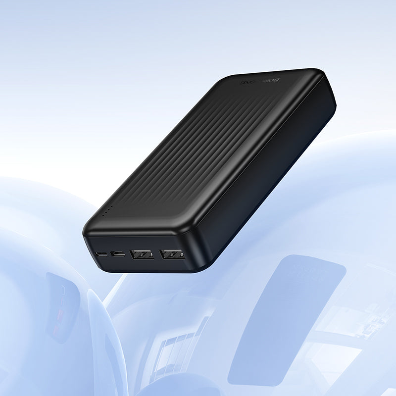 Externá batéria Borofone BJ78A Clever, 20000mAh, 10W, 2 x USB-A, Čierna