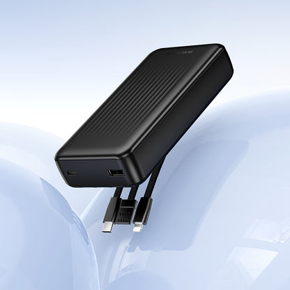 Externá batéria Borofone BJ79 Clever, 20000mAh, 10W, 1 x Lightning - 1 x USB-A - 1 x USB-C, Čierna