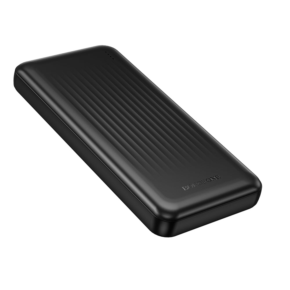 Externá batéria Borofone BJ80A Clever, 10000mAh, 22.5W, QC + PD, 1 x USB-C - 2 x USB-A, Čierna