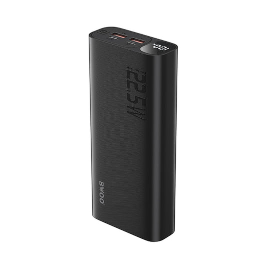Externá batéria BWOO BO-P44, 20000mAh, 22.5W, QC + PD, 1 x USB-C - 2 x USB-A, Čierna
