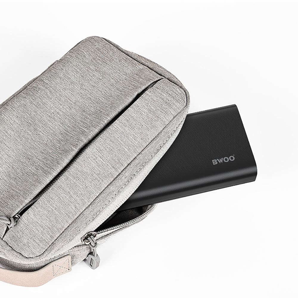 Externá batéria BWOO BO-P44, 20000mAh, 22.5W, QC + PD, 1 x USB-C - 2 x USB-A, Čierna