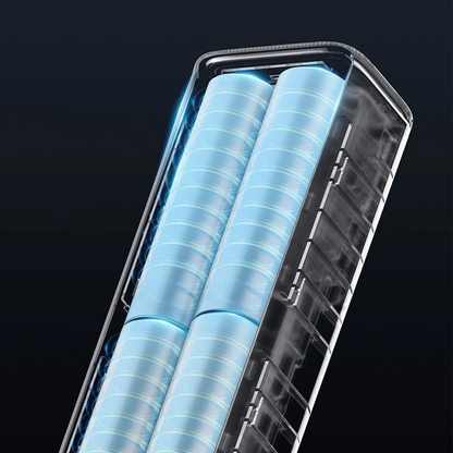 Externá batéria Cuktech, 10000mAh, 150W, QC + PD, 1 x USB-A - 1 x USB-C, Čierna CKPB100PGLBL